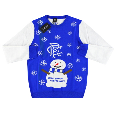 2022-23 Rangers Castore Snowman Christmas Jumper *w/tags* L