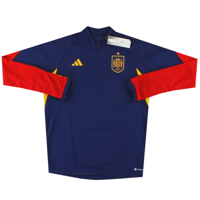 2022-23 Spanyol Adidas 1/4 Zip Training Top *dengan tag* M