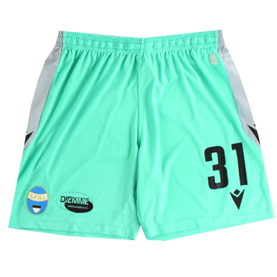 2022-23 SPAL Macron Player Issue Auswärtsshorts Nr. 31 *Neuwertig* XL