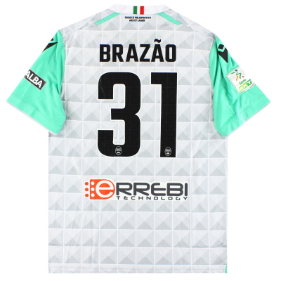 2022-23 SPAL Macron Player Mengeluarkan Kaos Tandang Brazao #31 *Seperti Baru* XL