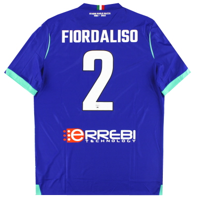 2022-23 SPAL Macron Player Issue Third Shirt Fiordaliso # 2 * Comme neuf * XL