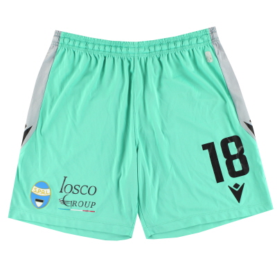2022-23 SPAL Macron Player Issue Away Short # 18 * Comme neuf * XL