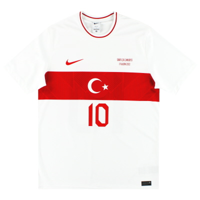 Camiseta Turquía 2022-23 Nike Home #10 *Como nuevo* L