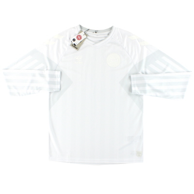 Camiseta de visitante Hummel de Dinamarca 2022 L/S *BNIB* XL