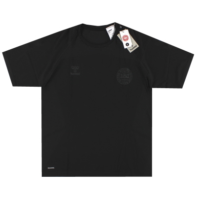 Camiseta sin costuras Hummel Blackout TR de Dinamarca 2022 *BNIB* XL