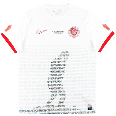 2023-24 Antalyaspor Nike '100 Years' shirt *als nieuw* XL