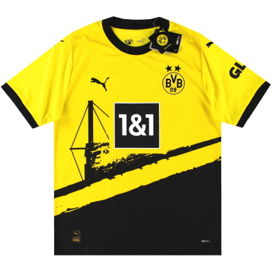 Camiseta de local Puma del Borussia Dortmund 2023-24 *BNIB* M