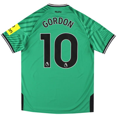 Camiseta visitante del Newcastle Castore 2023-24 Gordon n.° 10 *con etiquetas*