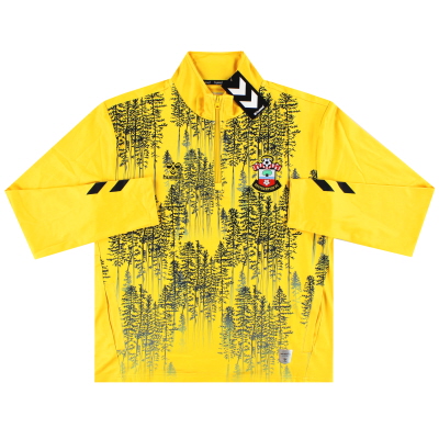 2023-24 Southampton Hummel Camiseta con cremallera de 1/4 antes del partido *BNIB* M