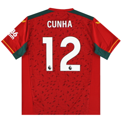 2023-24 Wolves Castore Auswärtstrikot Cunha #12 *mit Etiketten*