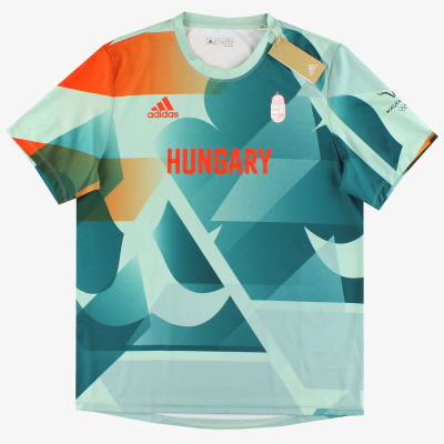 아디다스 헝가리 올림픽 'Magyarock' 트레이닝 티셔츠 *태그 포함*