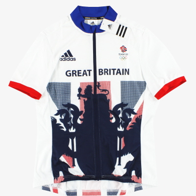 adidas 2016 Rio Team GB Maillot de Cyclisme Zip Complet *BNIB*