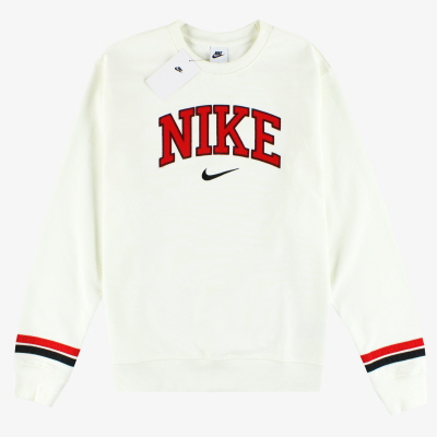 Nike White Retro Crew Sweatshirt *w/tags* M 