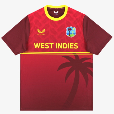 Camiseta de la Copa del Mundo West Indies Castore ODI *Como nueva*
